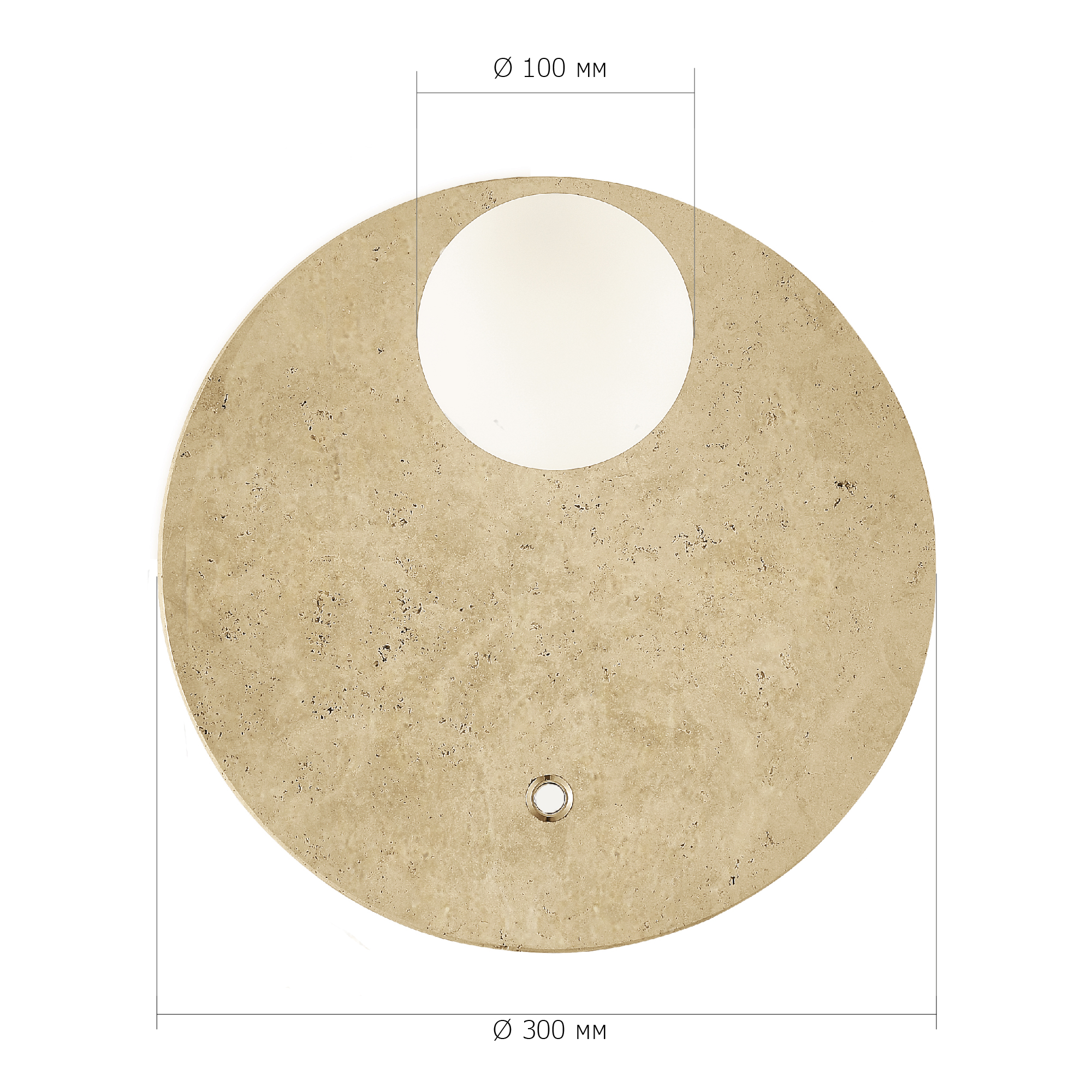 SL1194.421.01 Светильник настенный ST-Luce Черный/Бежевый, Белый G9 1*5W 4000K EARTHY