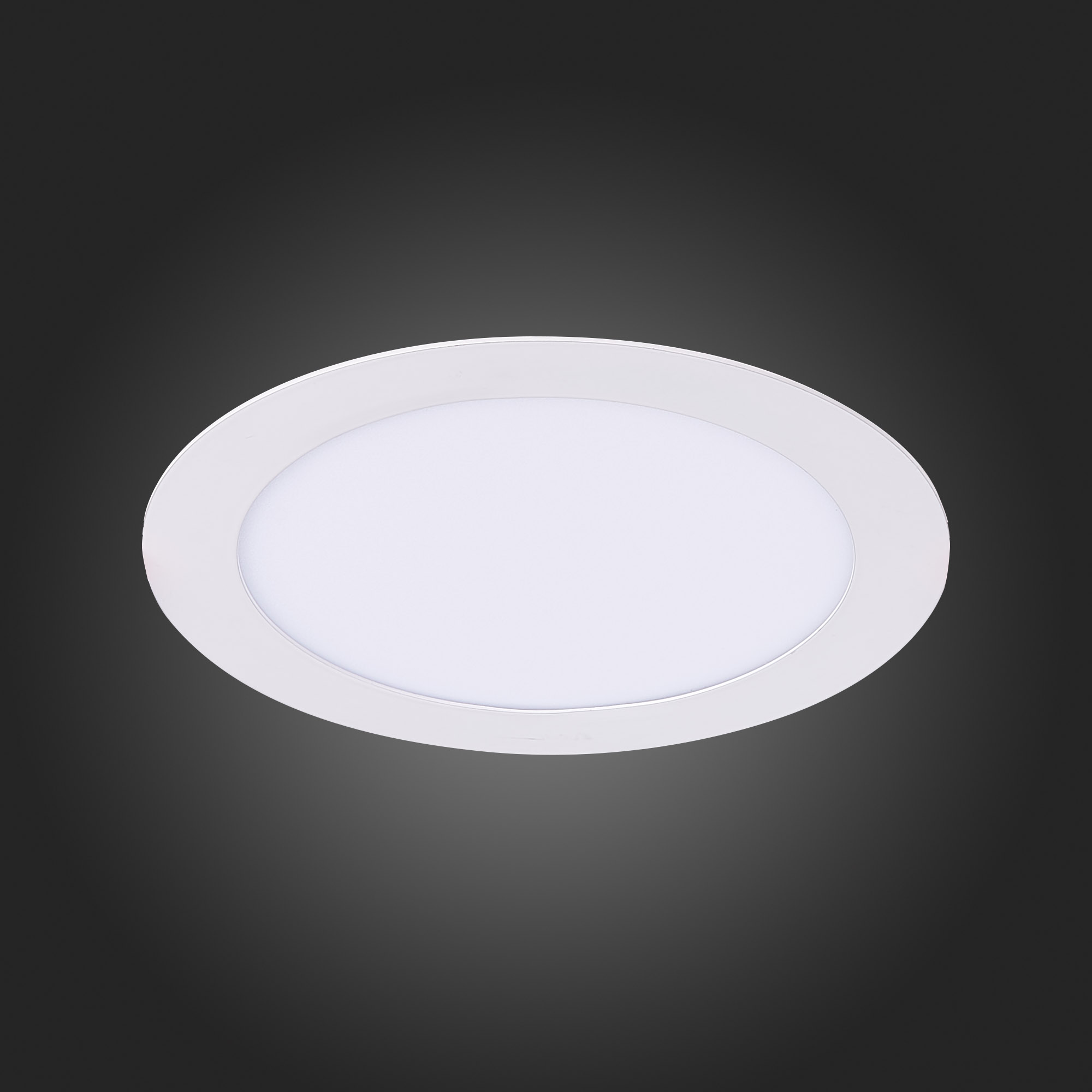 ST209.538.12 Св-к встр. Белый LED 1*12W 3000K 816Lm Ra80 110° IP20 D170xH8 90-265V Встраиваемые светильники
