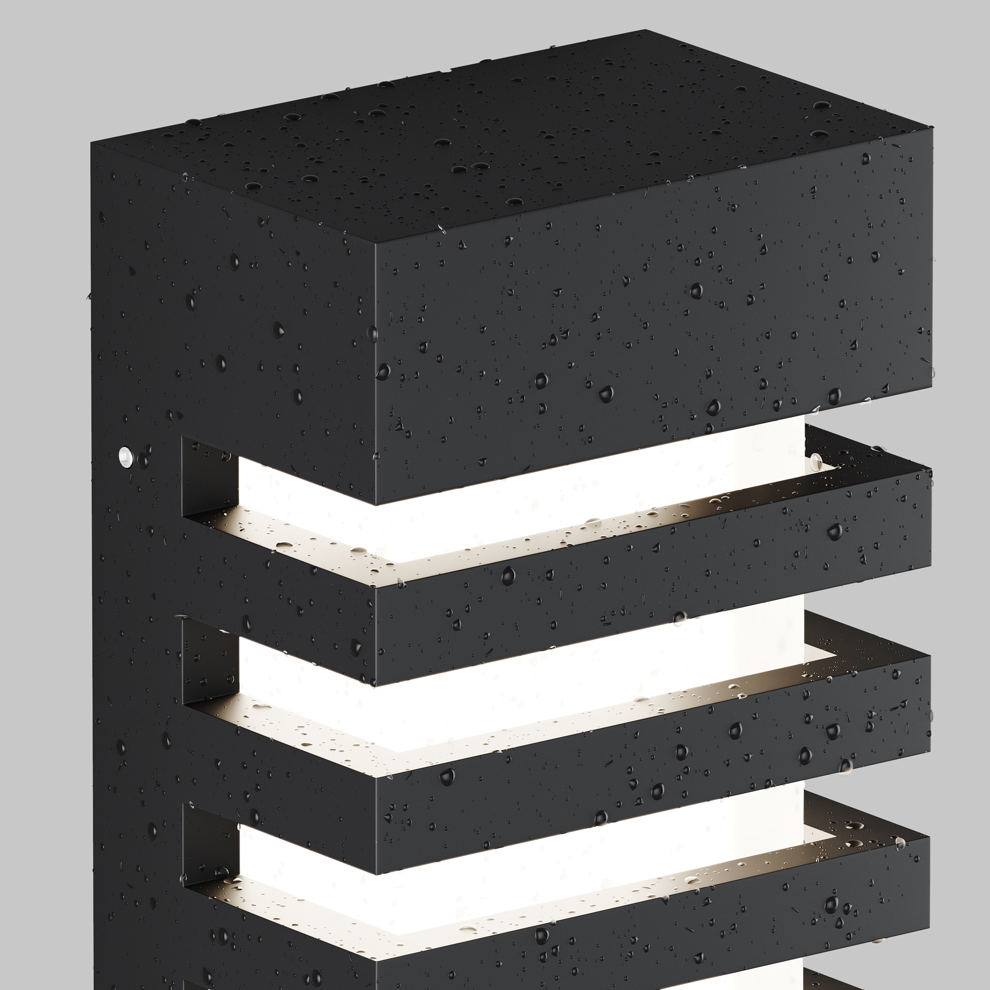 Настенный светильник (бра) Outdoor O034WL-01B