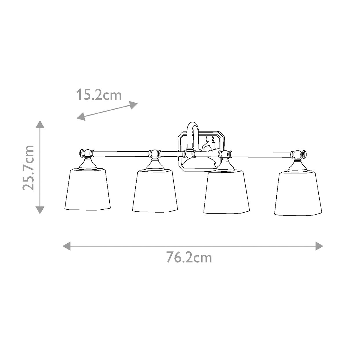Бра для ванных комнат Feiss, Арт. FE-CONCORD4-BATH