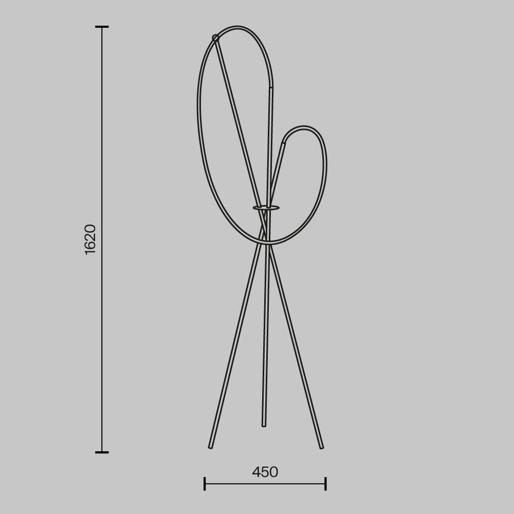 Напольный светильник (торшер) Maytoni MOD369FL-L36B3K