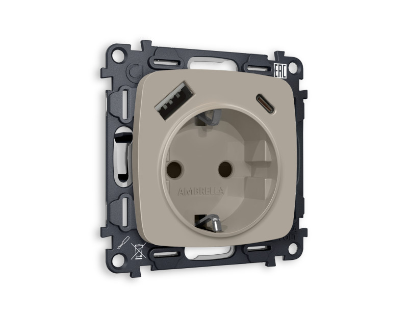 Розетка Ambrella Volt MO370010