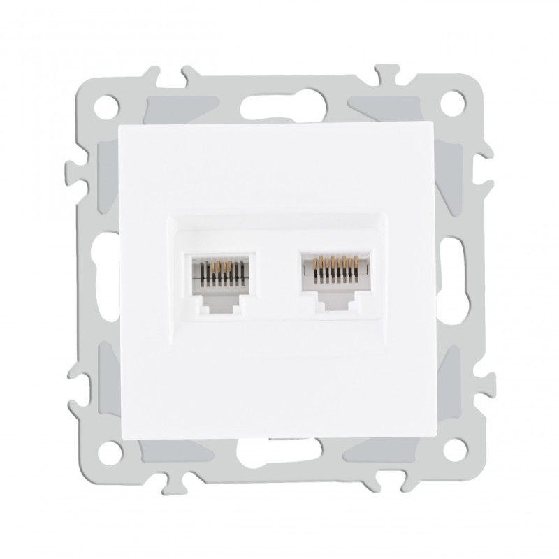 Розетка Arte Milano 206.44-1.white