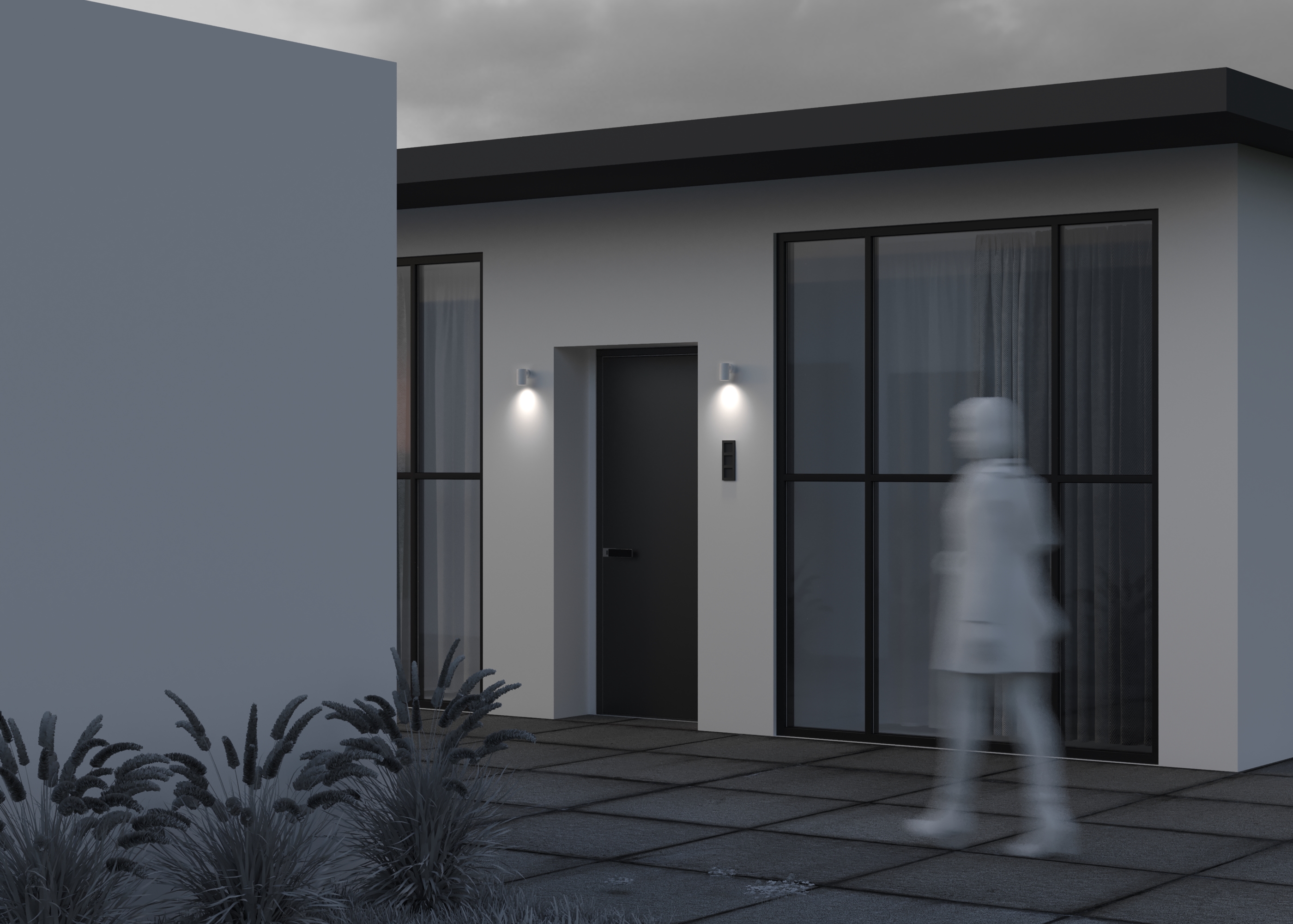 Настенный светильник (бра) Outdoor O493WL-01W