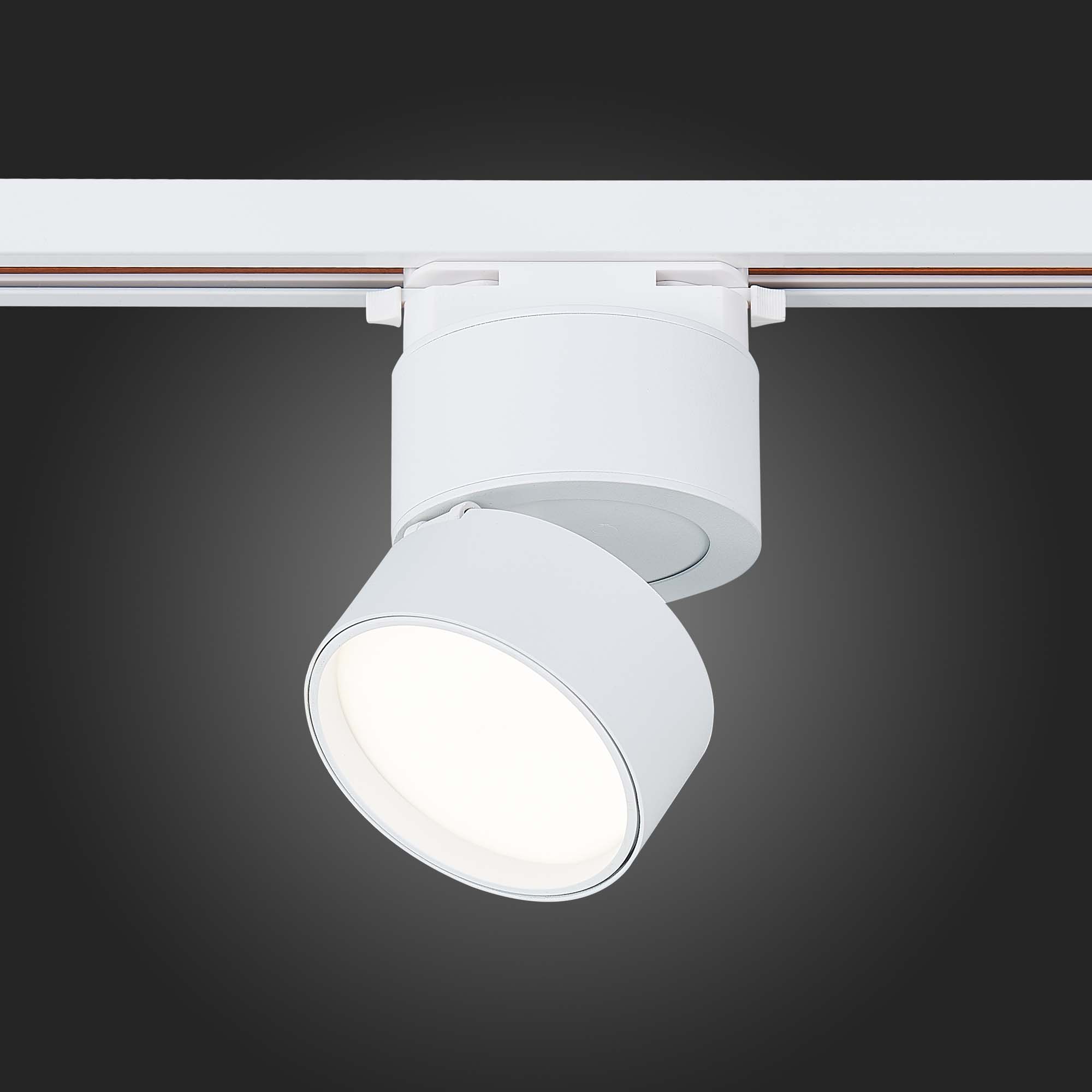 ST651.546.09 Св-к трек. Белый LED 1*9W 4000K 720Lm Ra>90 120° IP20 D85xH122 170-240VV BASE