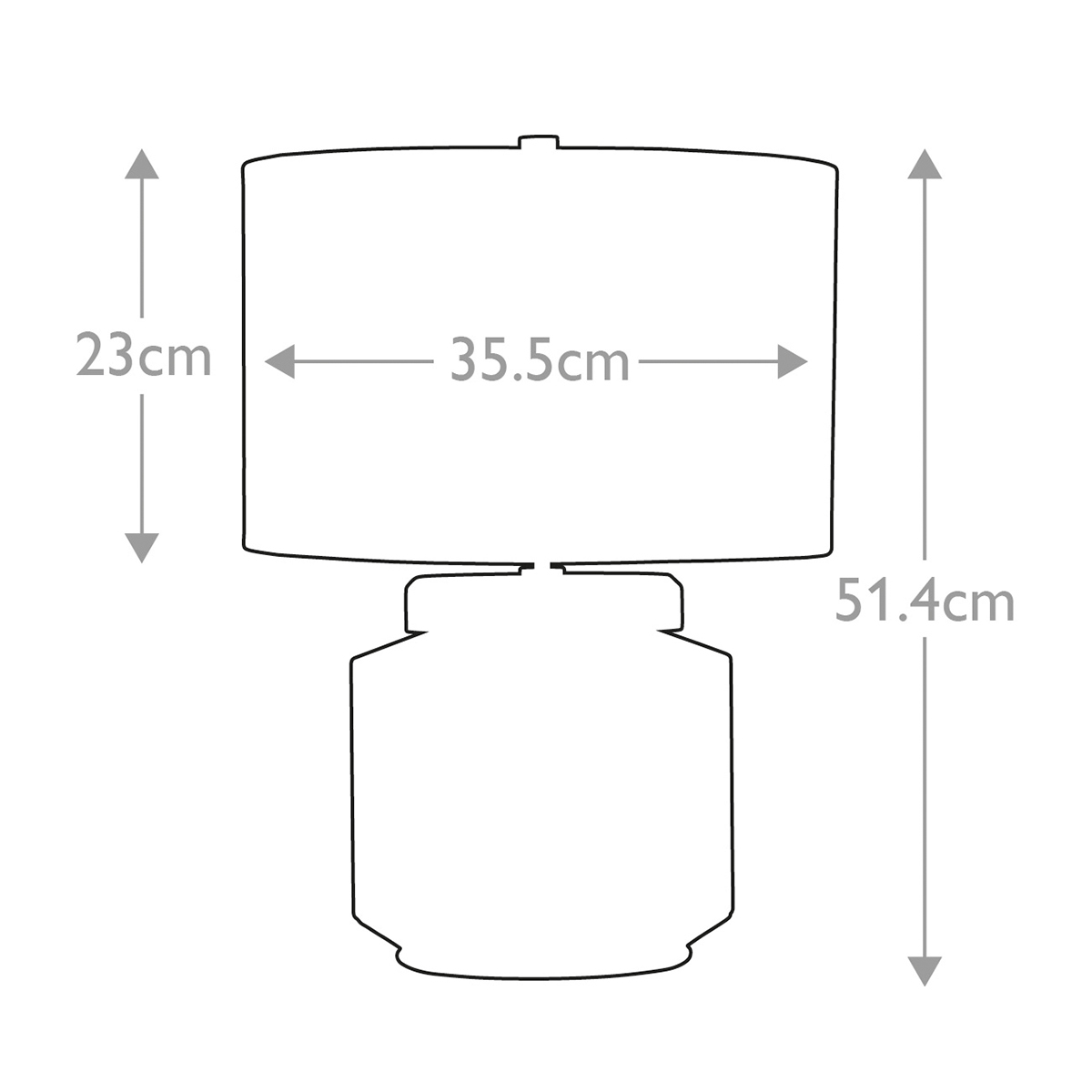 Настольная лампа Elstead Lighting, Арт. LUGA-TL-SMOKE