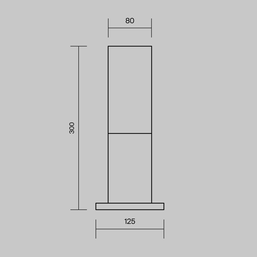 Ландшафтный светильник Outdoor O418FL-01B