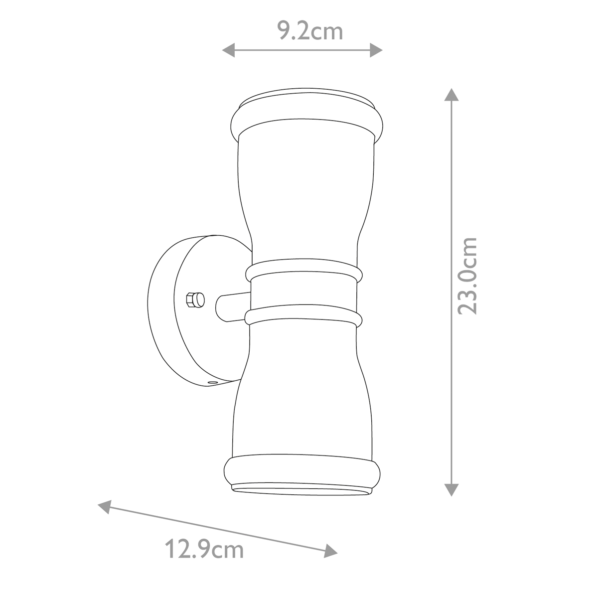 Настенный фонарь Elstead Exterior, Арт. GZH-MALV