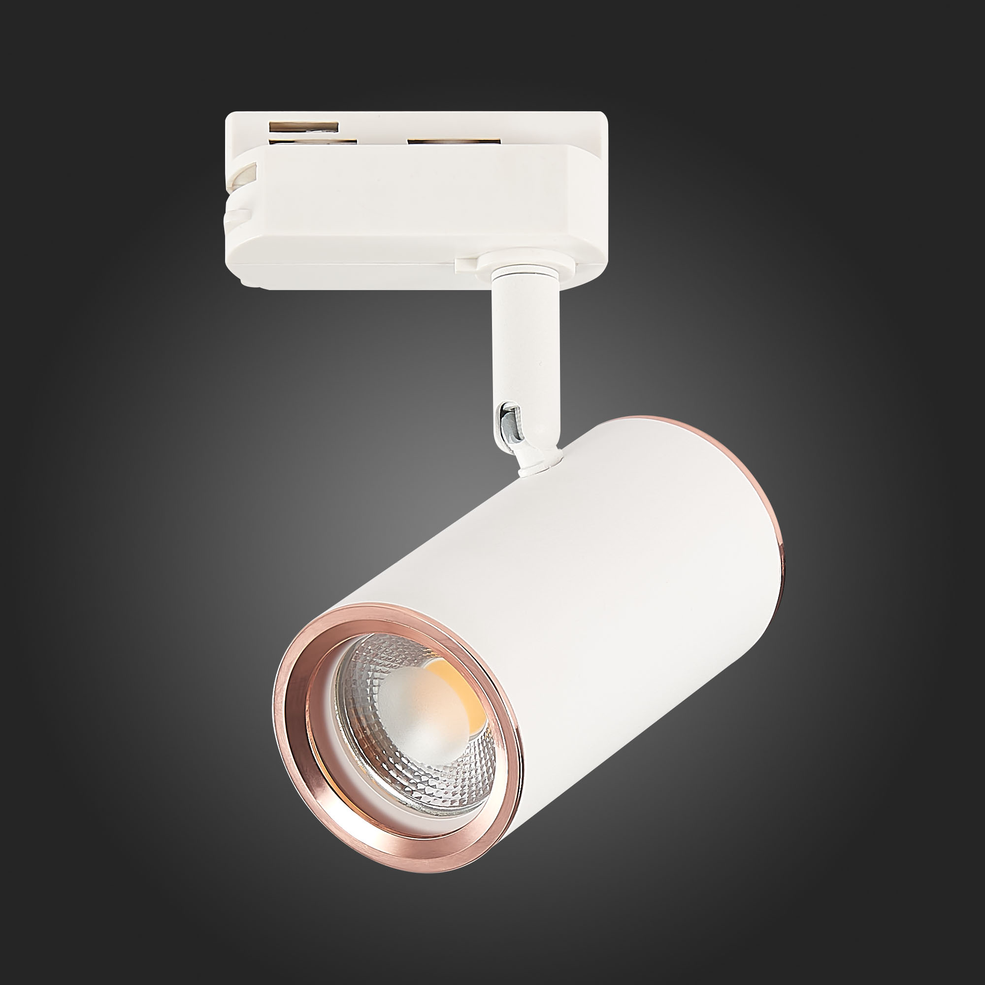 ST301.526.01 Св-к трек. Белый GU10 1*50W L104xW54xH111 220V Без ламп BASE