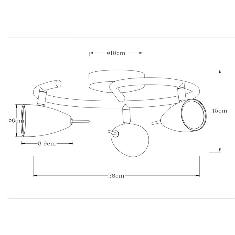 Спот ARTE Lamp A1966PL-3GY