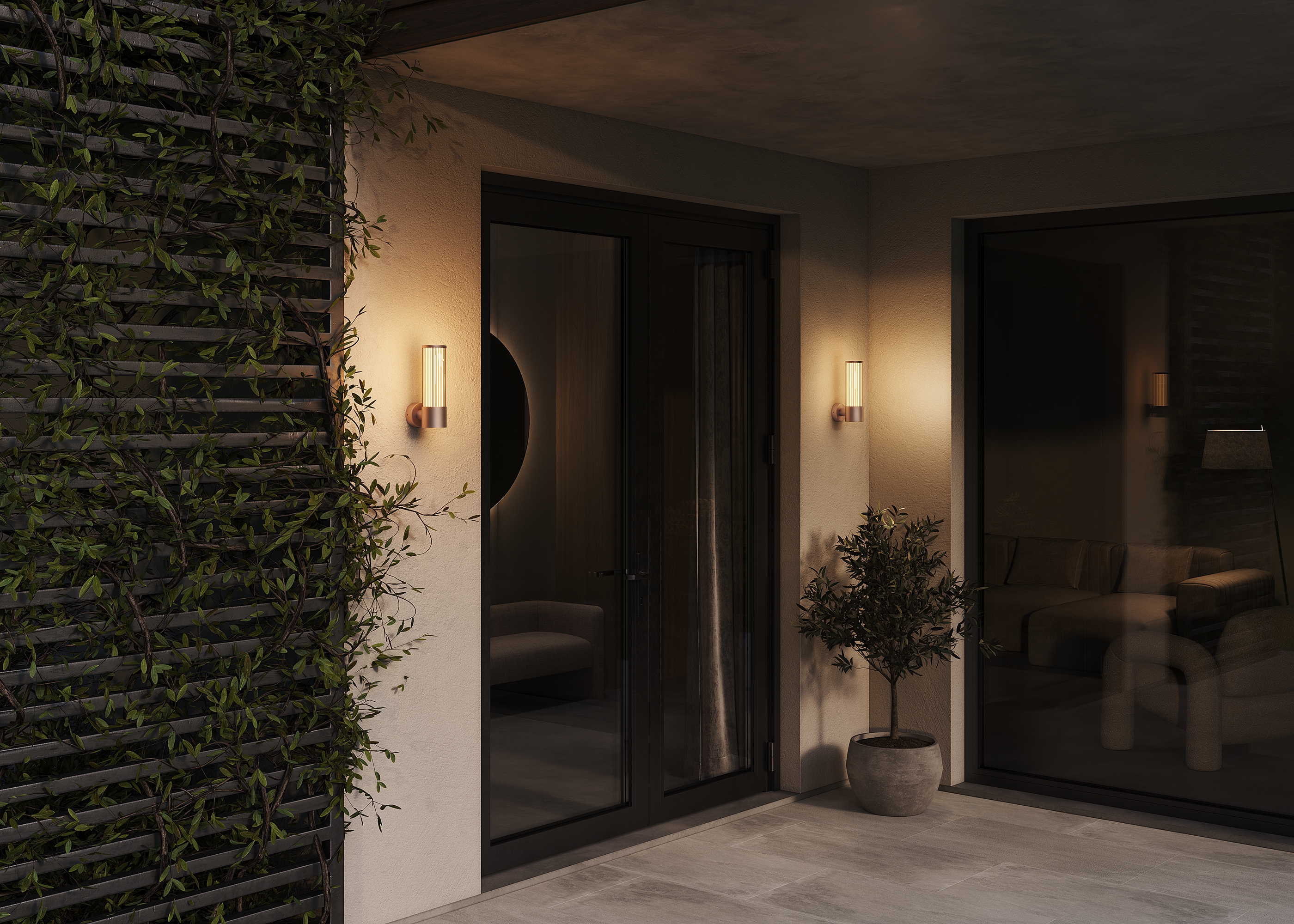 Настенный светильник (бра) Outdoor O593WL-L8BR3K