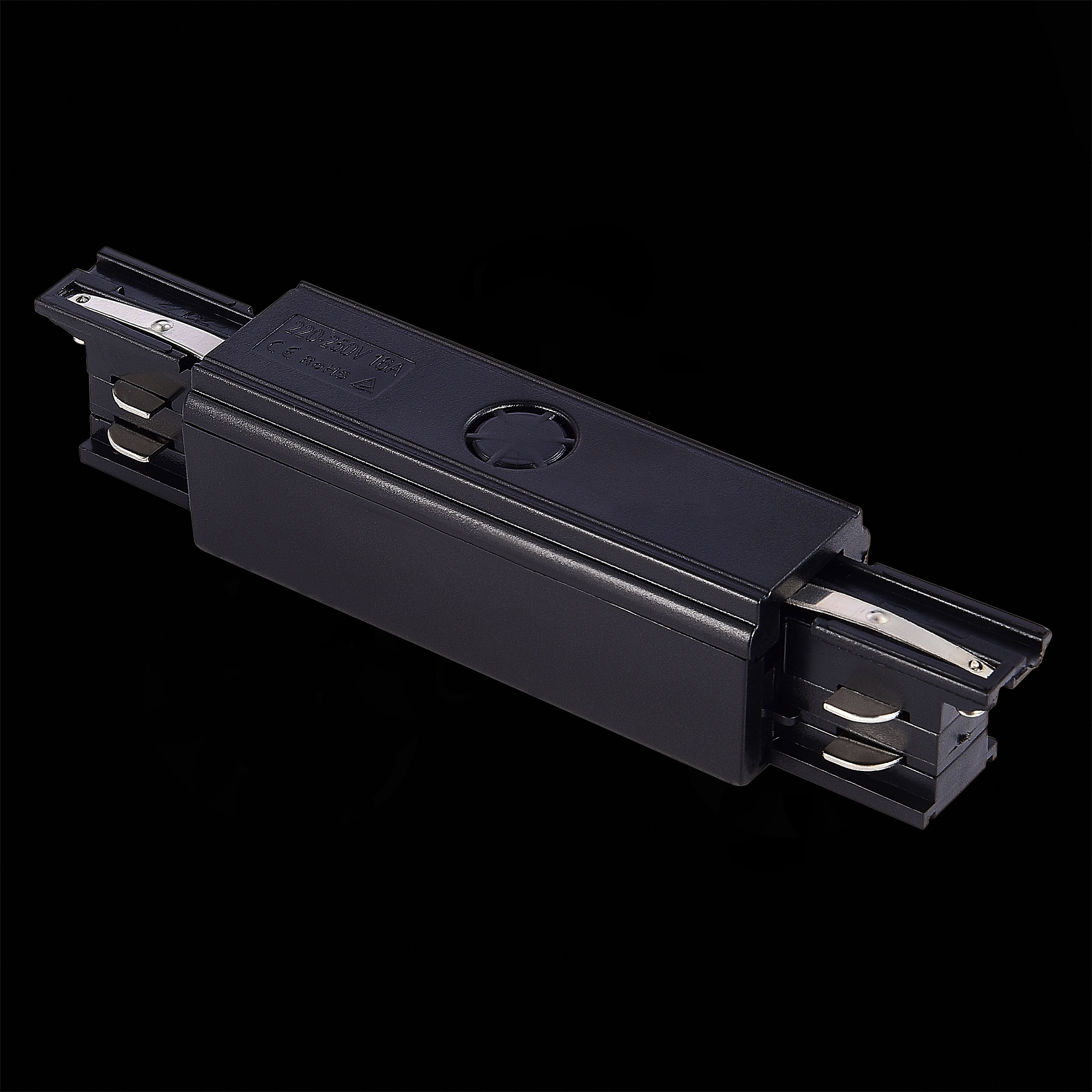 ST030.409.13 Центральный токоподвод для трехфазного шинопровода ST-Luce Черный TRACE