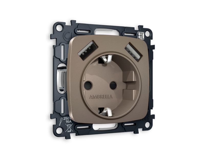 Розетка Ambrella Volt MO639010