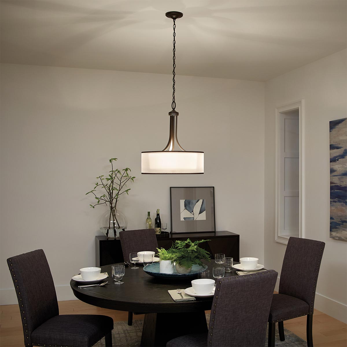 Подвесной светильник Kichler, Арт. KL-LACEY-P-L-MB