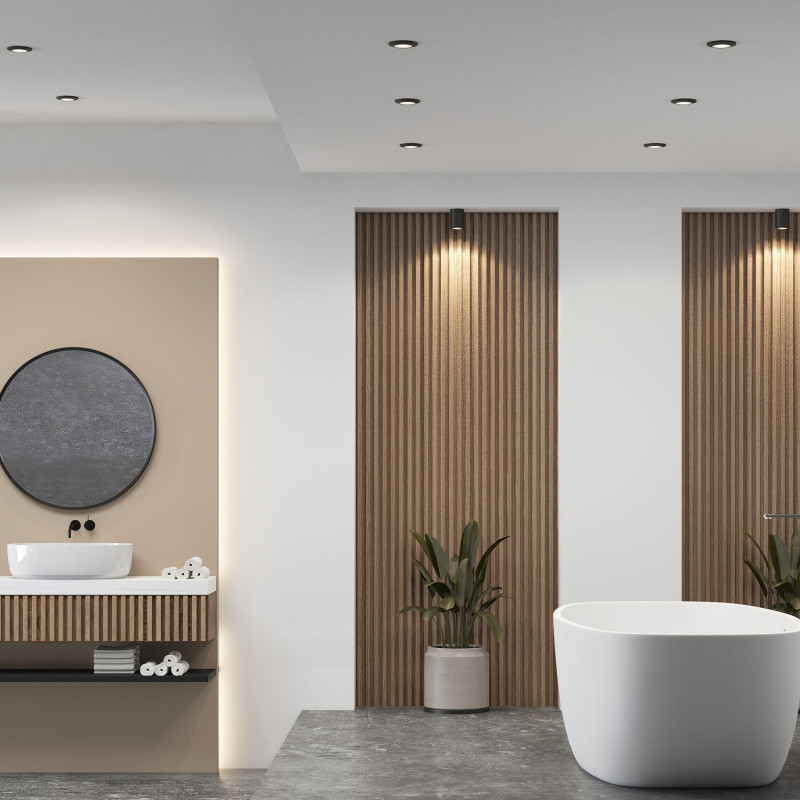 Влагозащищенный светильник Denkirs DK3016-BK