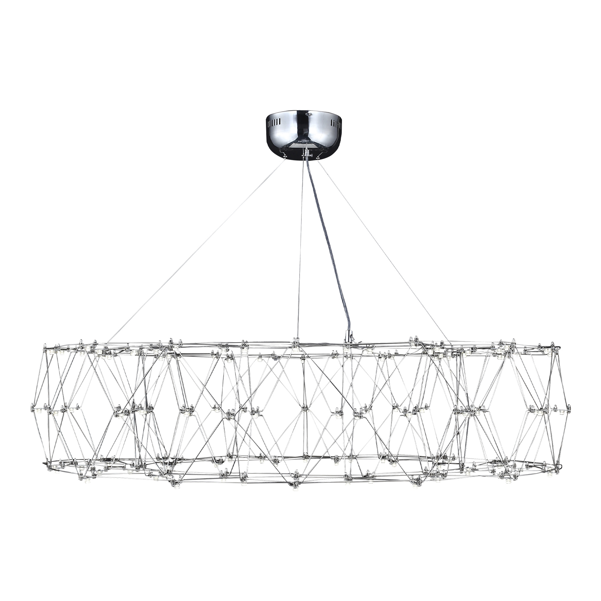 SL6602.103.72 Светильник подвесной ST-Luce Хром/Прозрачный LED 1*72W 4000K GRAVETTA