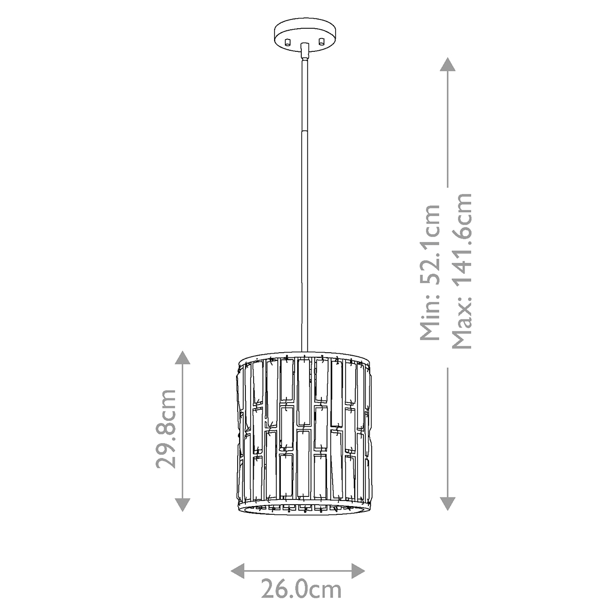 Подвесной светильник Hinkley Lighting, Арт. HK-GEMMA-P-A-SL