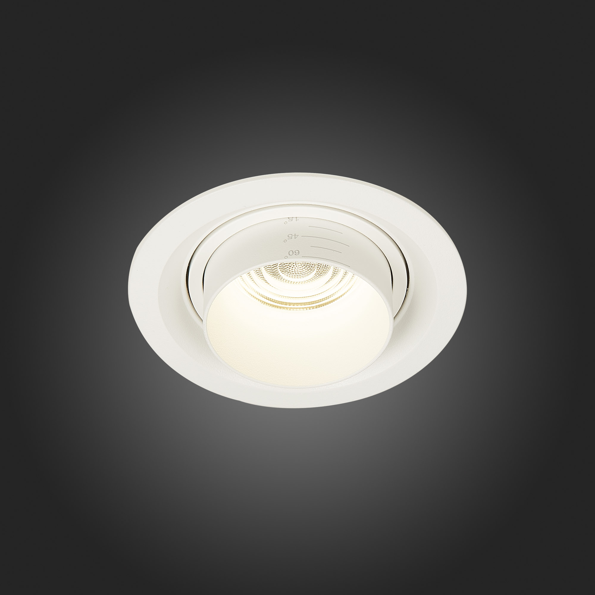 ST701.548.12 Св-к встр. Zoom Белый LED 1*12W 4000K 960Lm Ra90 15°-60° IP20 D115xH95 170-240V Встраиваемые светильники
