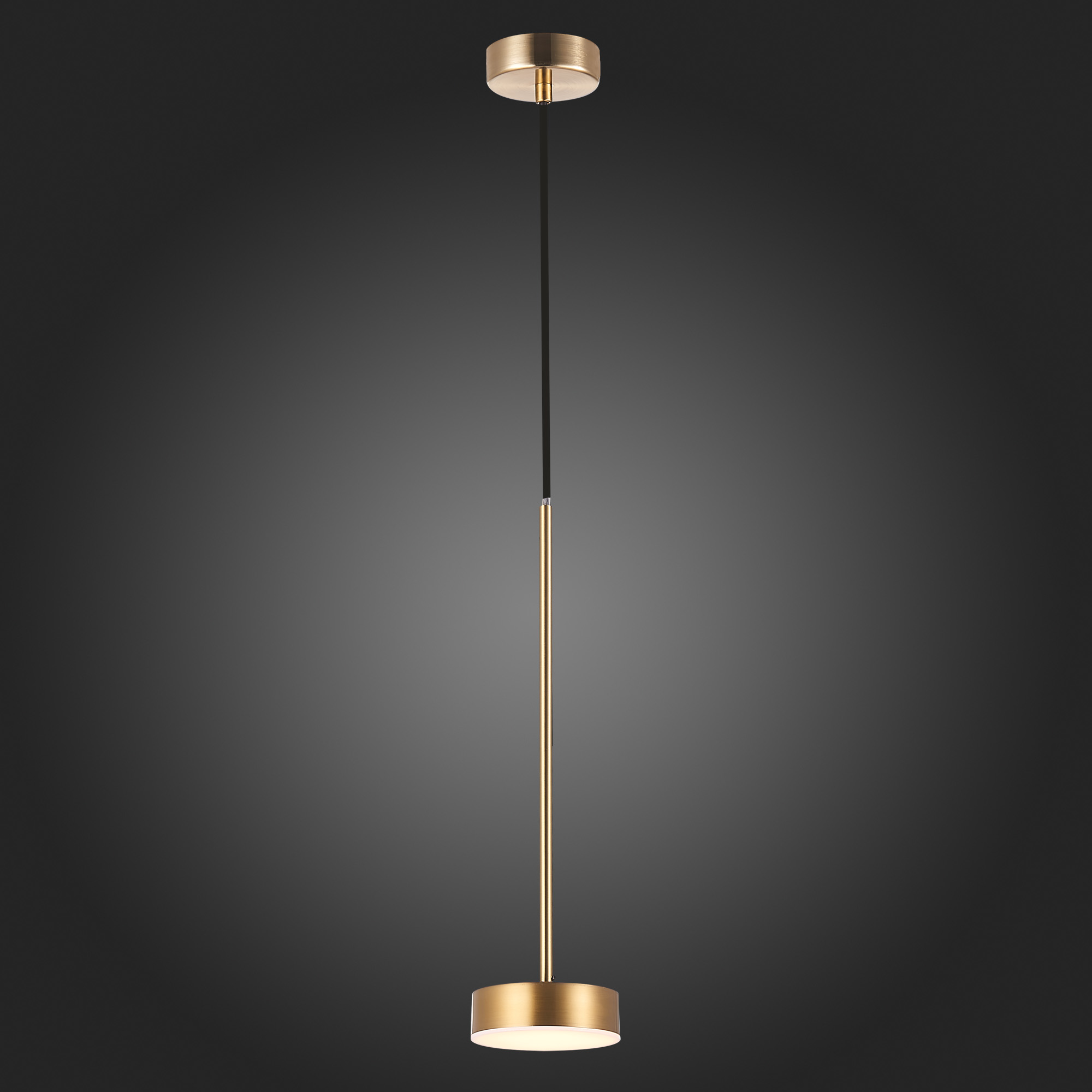 SL6000.303.01 Светильник подвесной ST-Luce Латунь/Латунь LED 1*7W 3000K PANCES