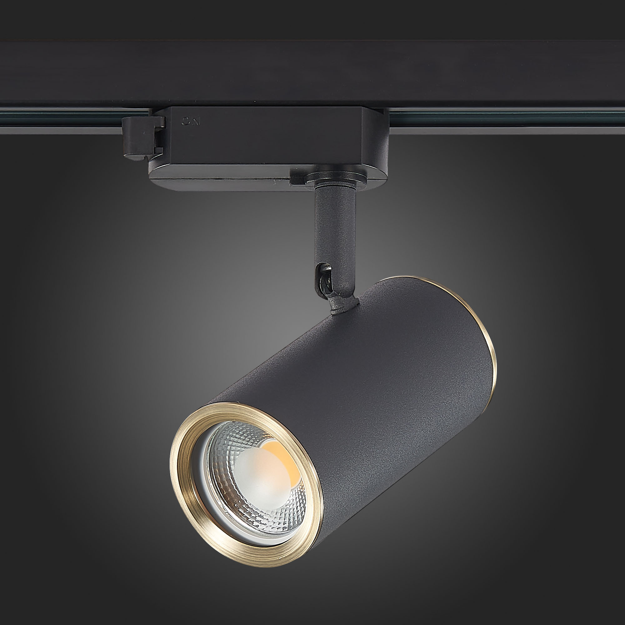 ST301.436.01 Св-к трек. Черный GU10 1*50W L104xW54xH111 220V Без ламп BASE