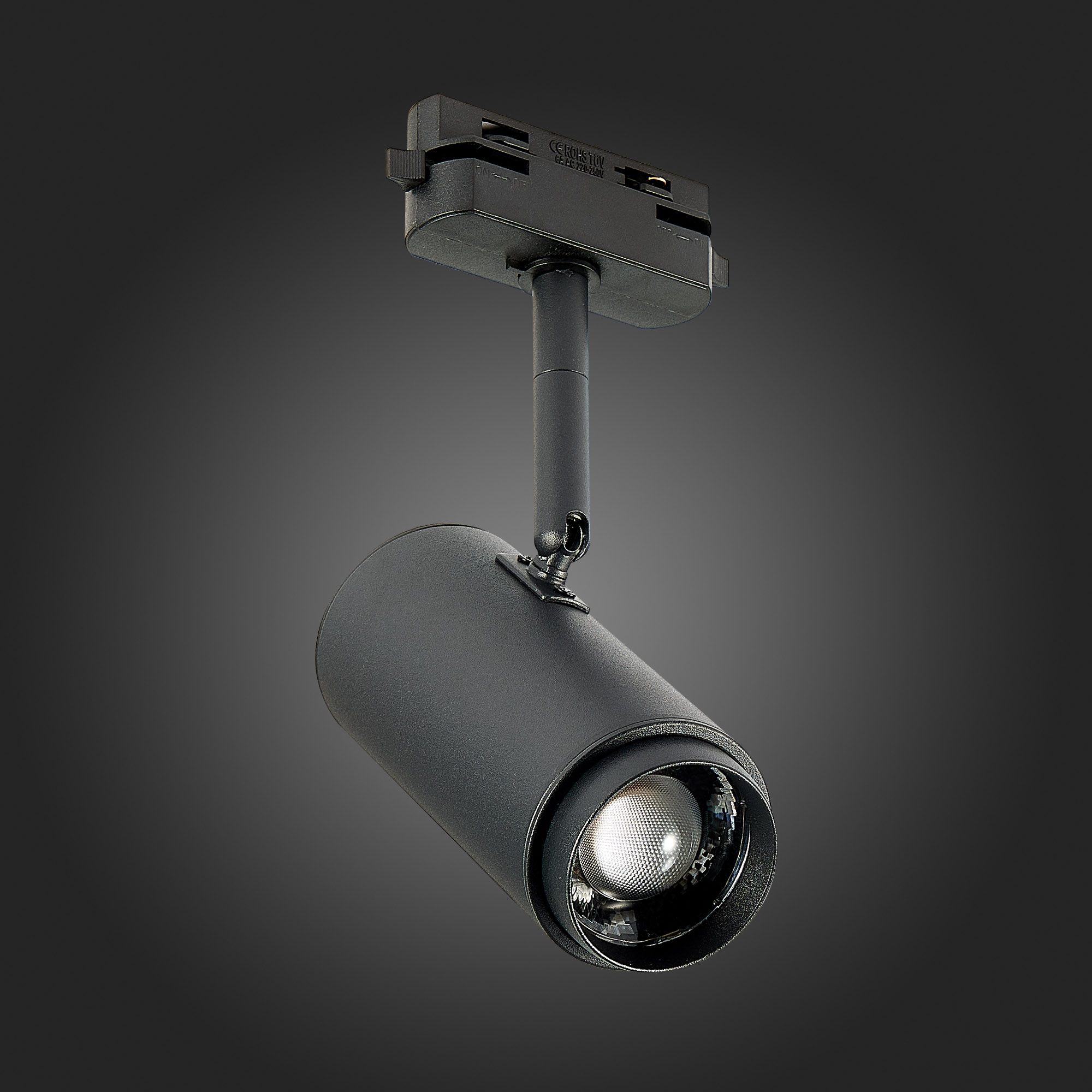 ST600.436.12 Св-к трек. Zoom Черный LED 1*12W 3000K 1 200Lm Ra>80 15-60° IP20 L137xW59xH178 170-240V BASE