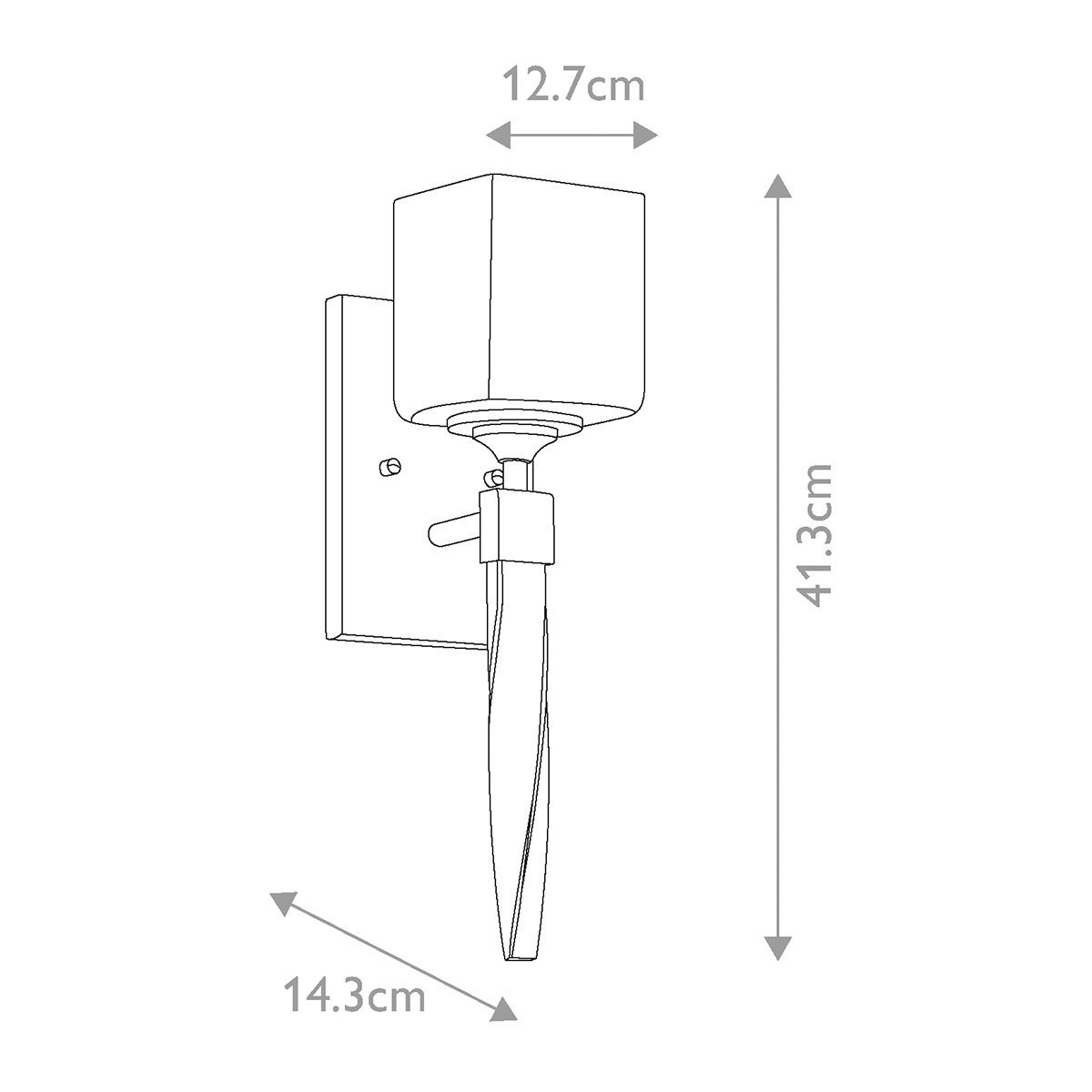 Бра для ванных комнат Kichler, Арт. KL-MARETTE1-BK