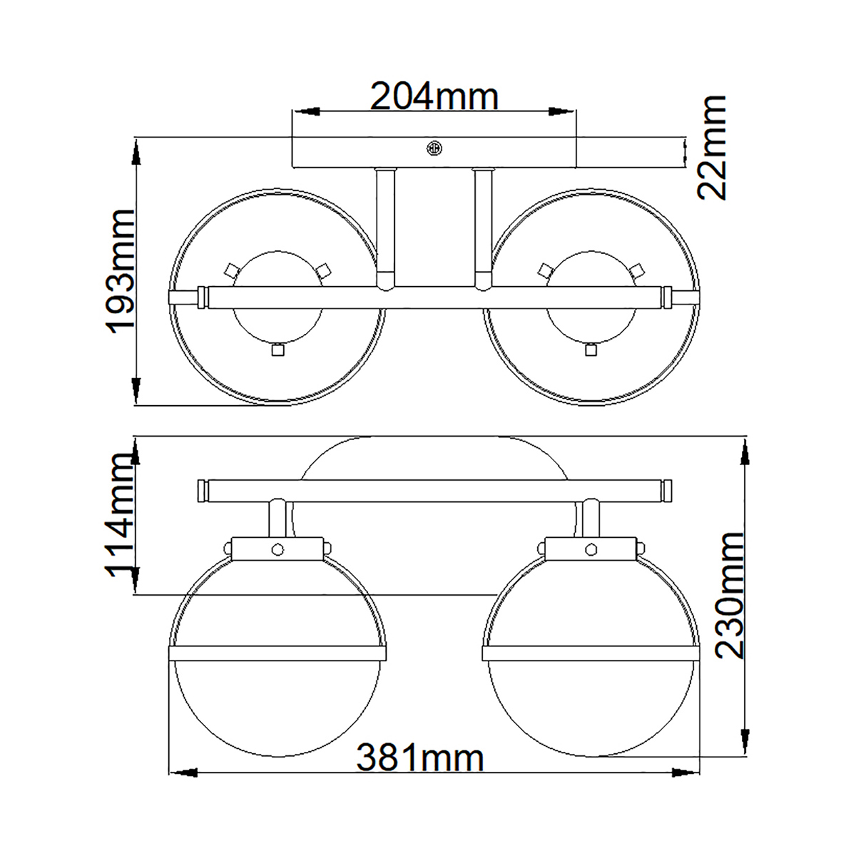 Бра для ванных комнат Hinkley, Арт. HK-HOLLIS2-O-HB-BATH
