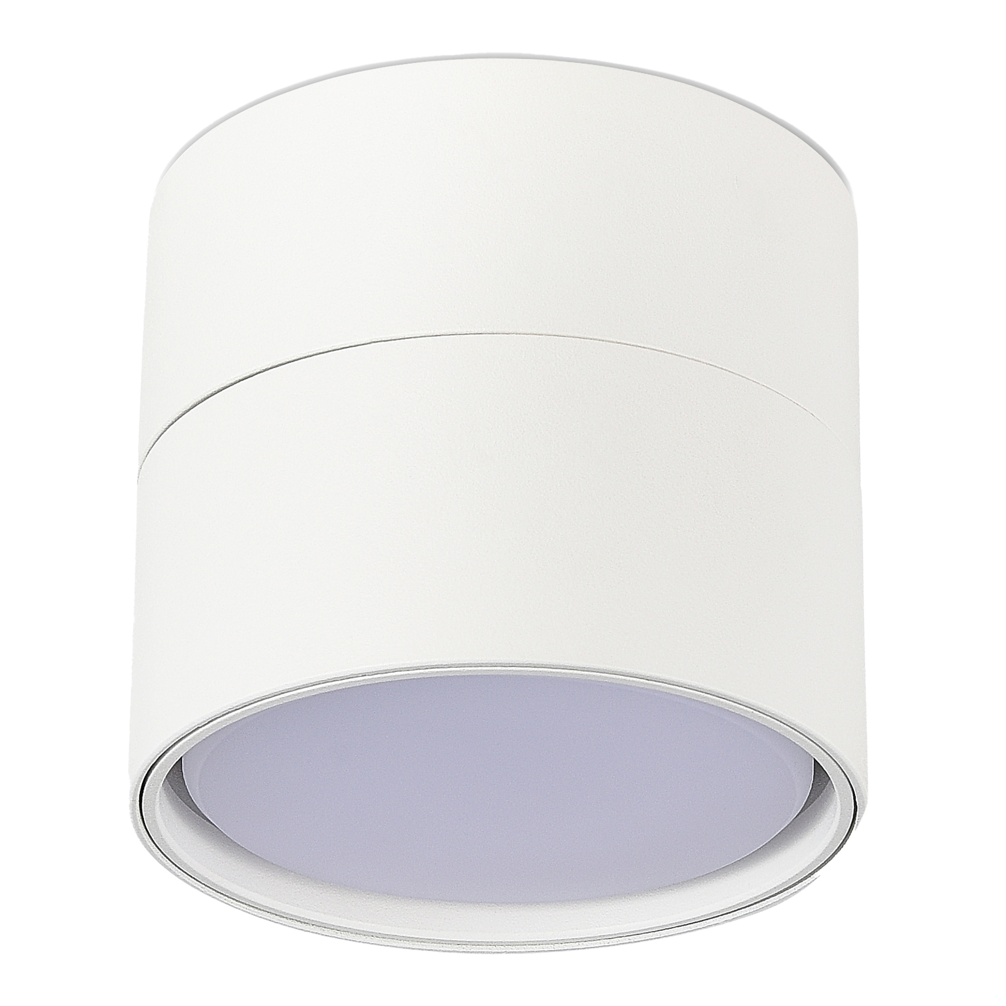 ST651.502.01 Светильник потолочный Белый GX53 1*50W IP20 D85xH77 220V Без ламп Накладные светильники