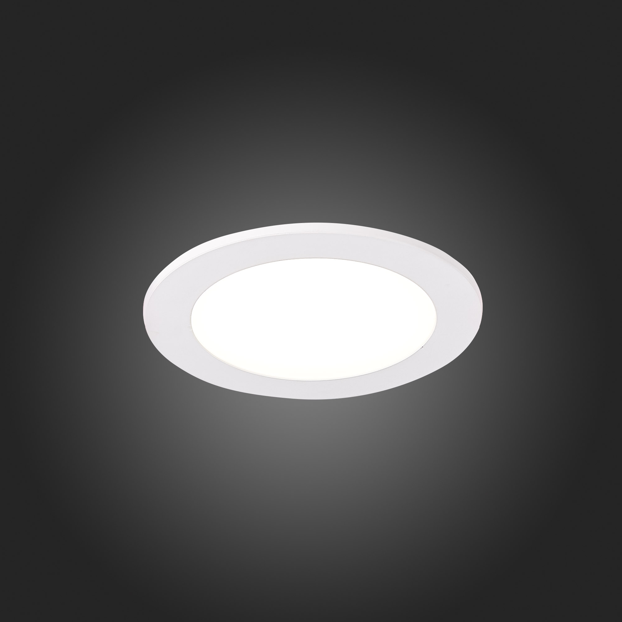 ST212.508.05 Св-к встр. Белый LED 1*5W 3000K/4000K/6000K 375Lm Ra80 110° IP20 D92xH30 220-240V Встраиваемые светильники