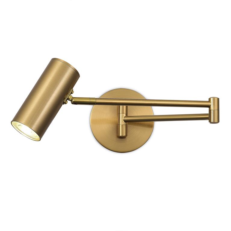 SLE201021-01 Светильник настенный Латунь/Латунь GU10 LED 1*5W 4000K ZOOM