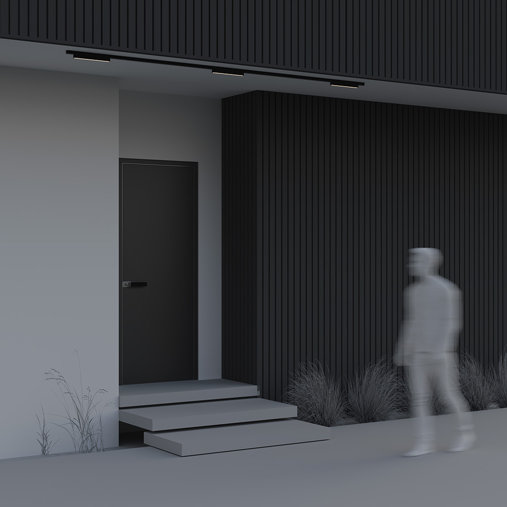 Уличный трековый светильник Outdoor O-TR02-1-S-12WB4K