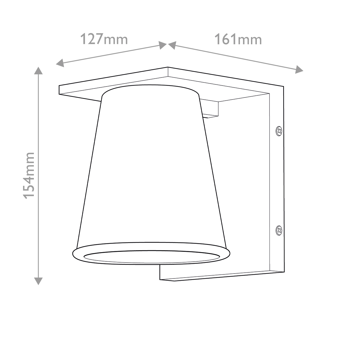 Настенный фонарь Hinkley, Арт. HK-HANS-S-WHT