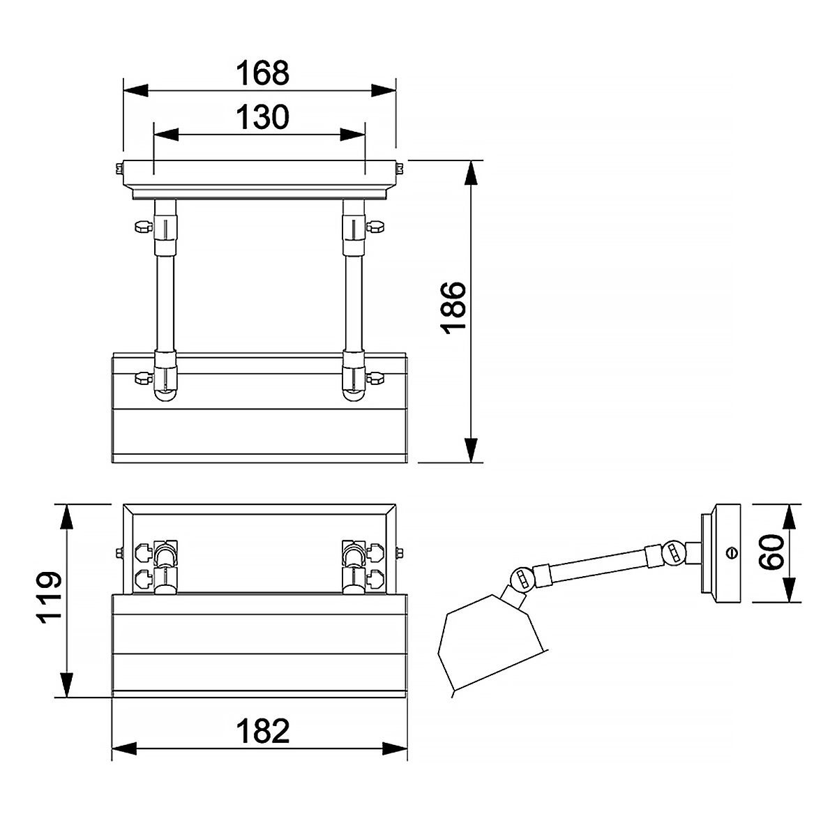 Светильник для картин CHAWTON-PLS-DB Elstead, арт. CHAWTON-PLS-DB
