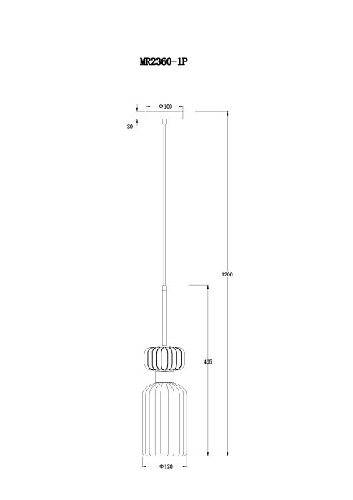 Подвесной светильник MyFar MR2360-1P
