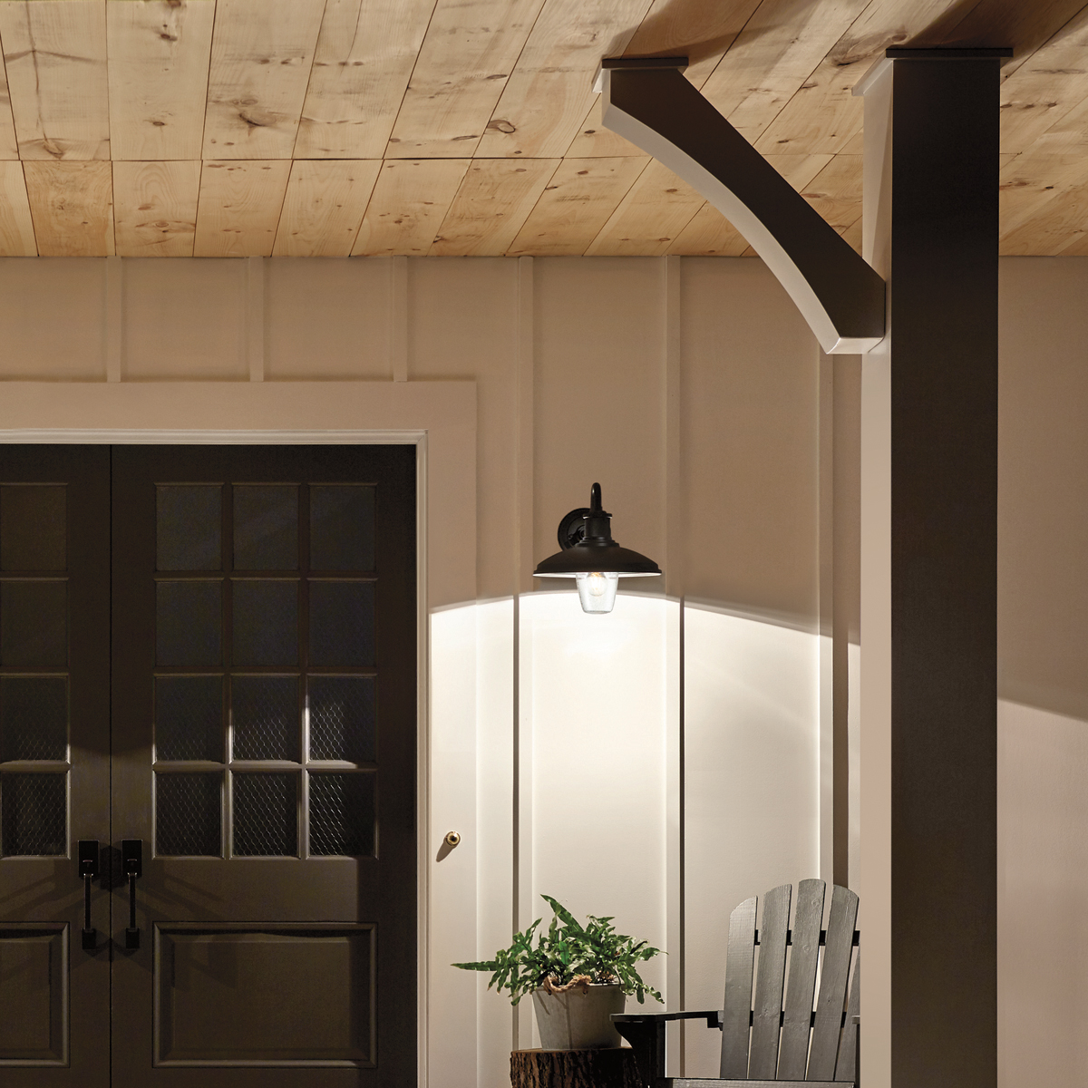 Настенный фонарь Kichler, Арт. KL-ALLENBURY2-M-BKT