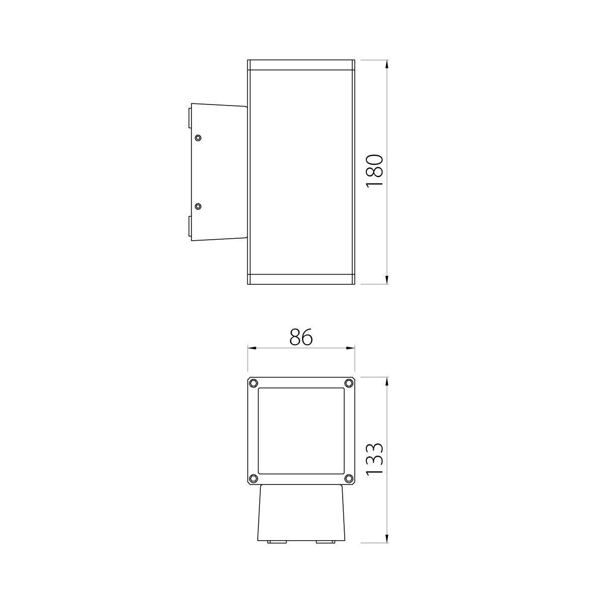 Настенный фонарь Natural Concepts, Арт. NC-803472-DG
