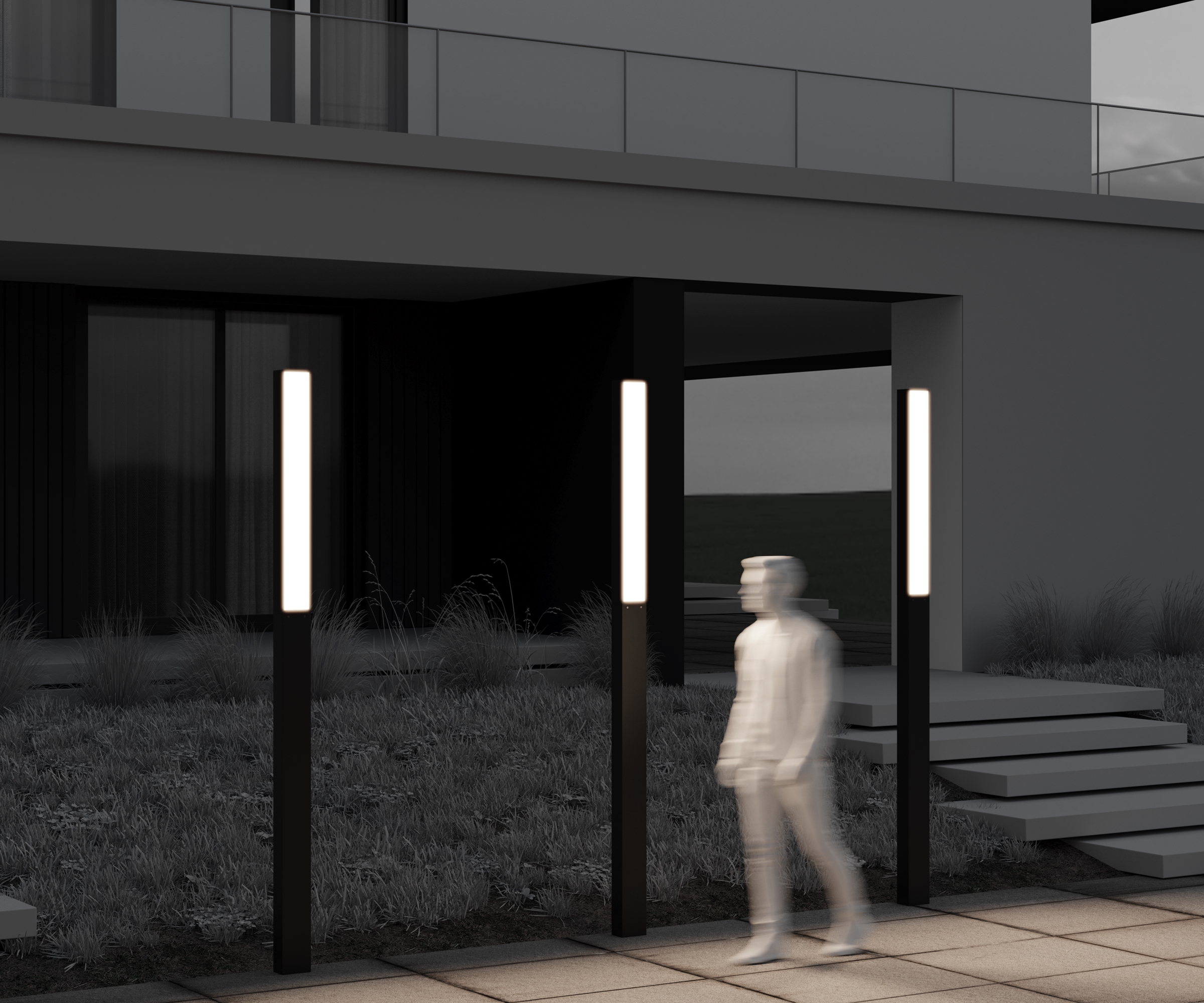 Садово-парковый светильник Outdoor O470FL-L40GF3K