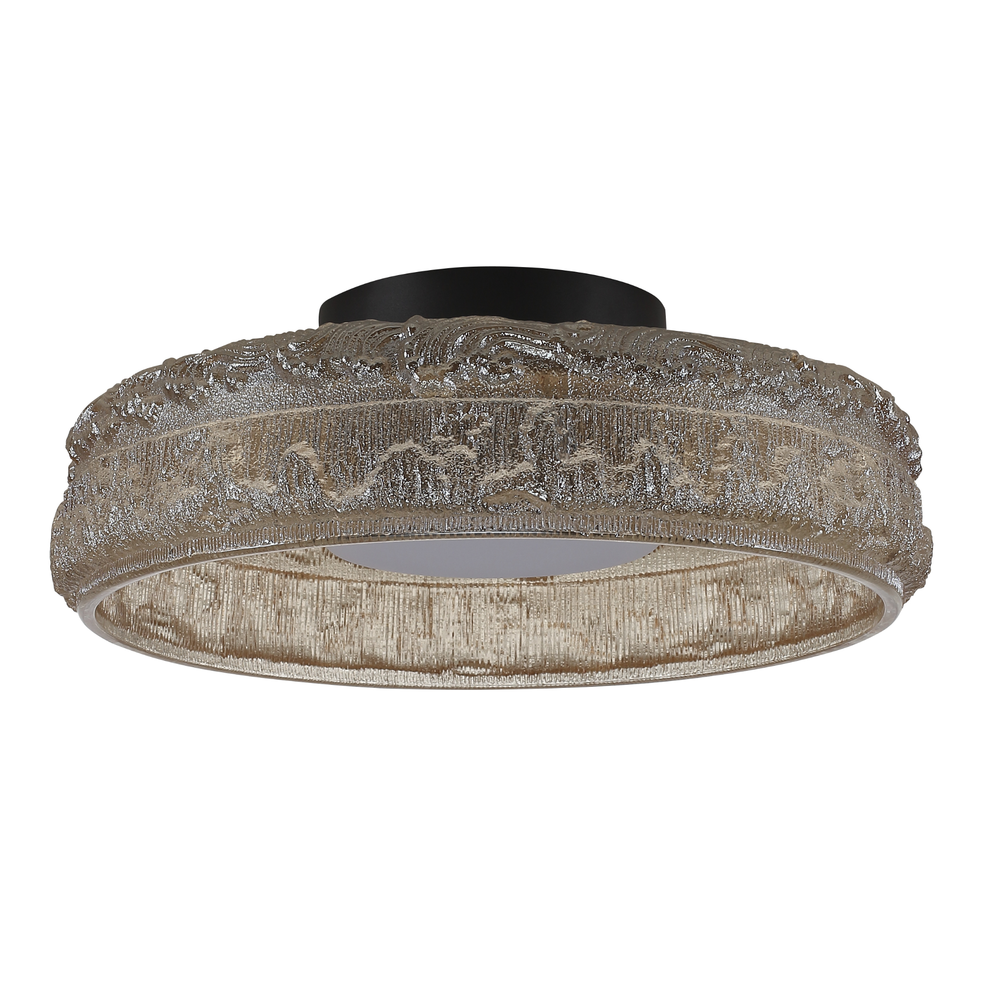 SL6143.422.01 Светильник потолочный ST-Luce черный/шампань LED 1*15W 4000K ANTIKE