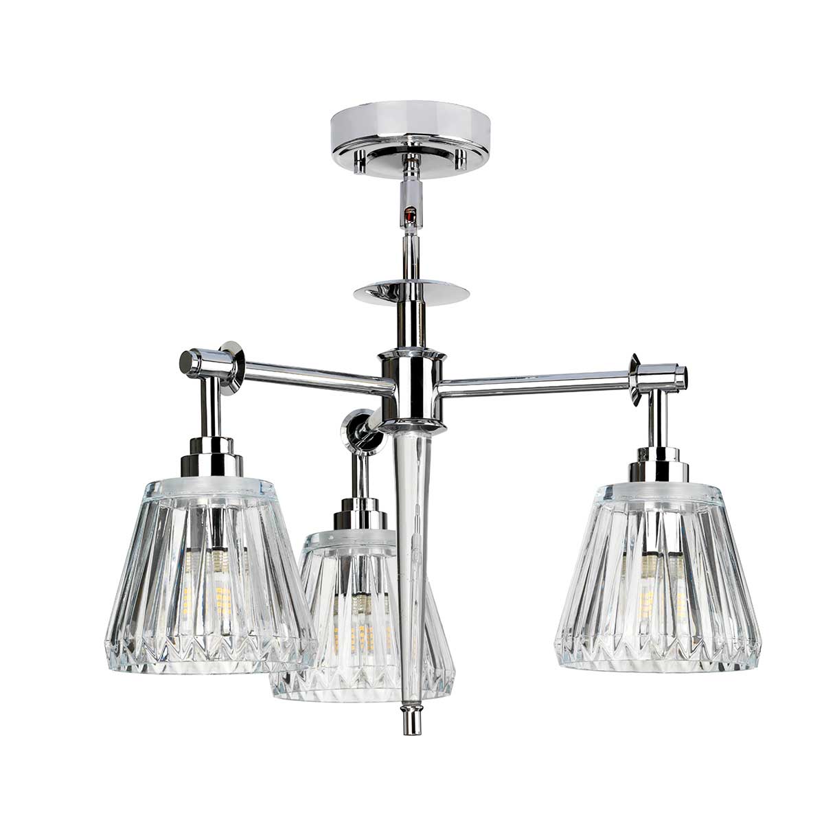 Люстра для ванных комнат Elstead Lighting, Арт. BATH-AGATHA3P-PC