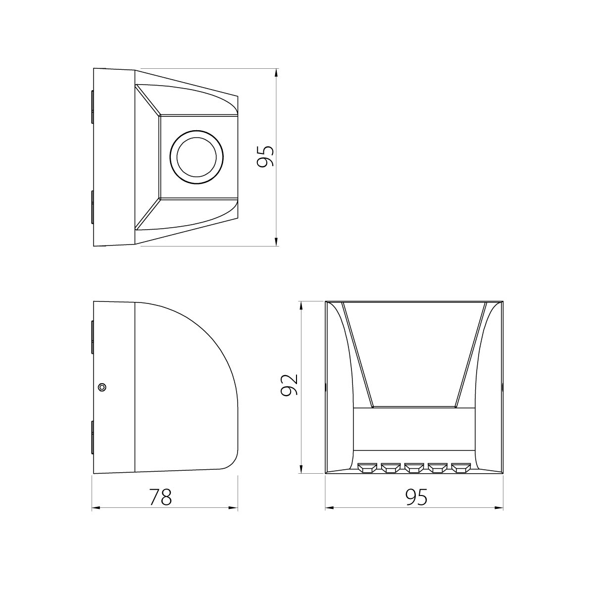 Настенный фонарь Natural Concepts, Арт. NC-003031-DG