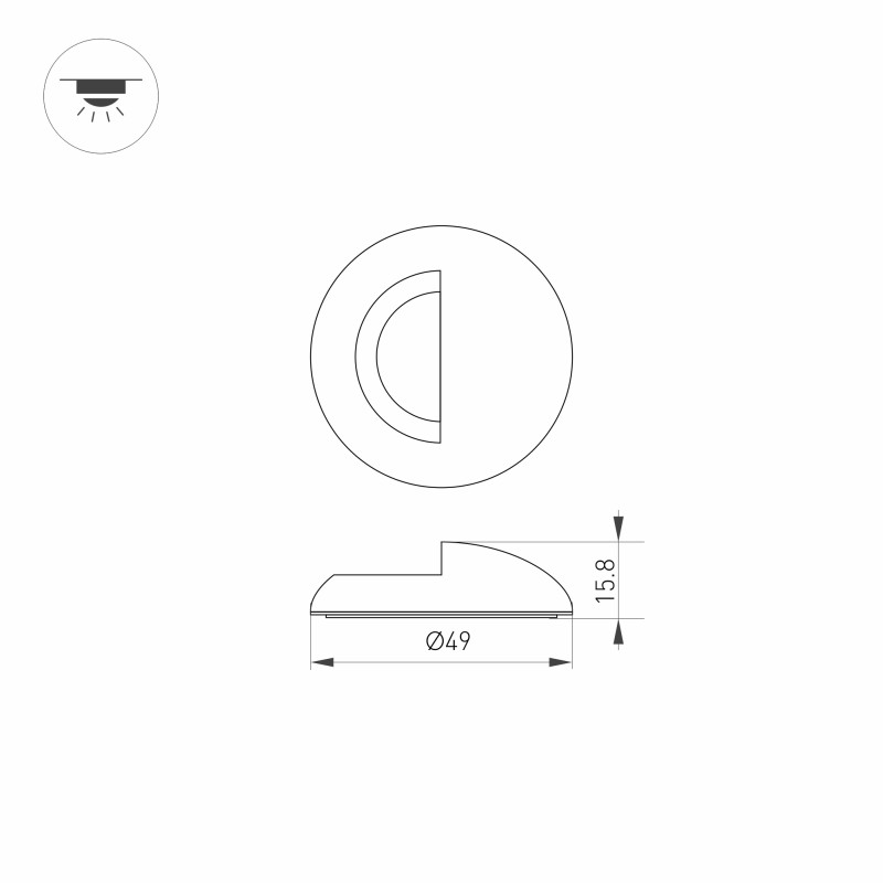 Вставка Arlight 035760