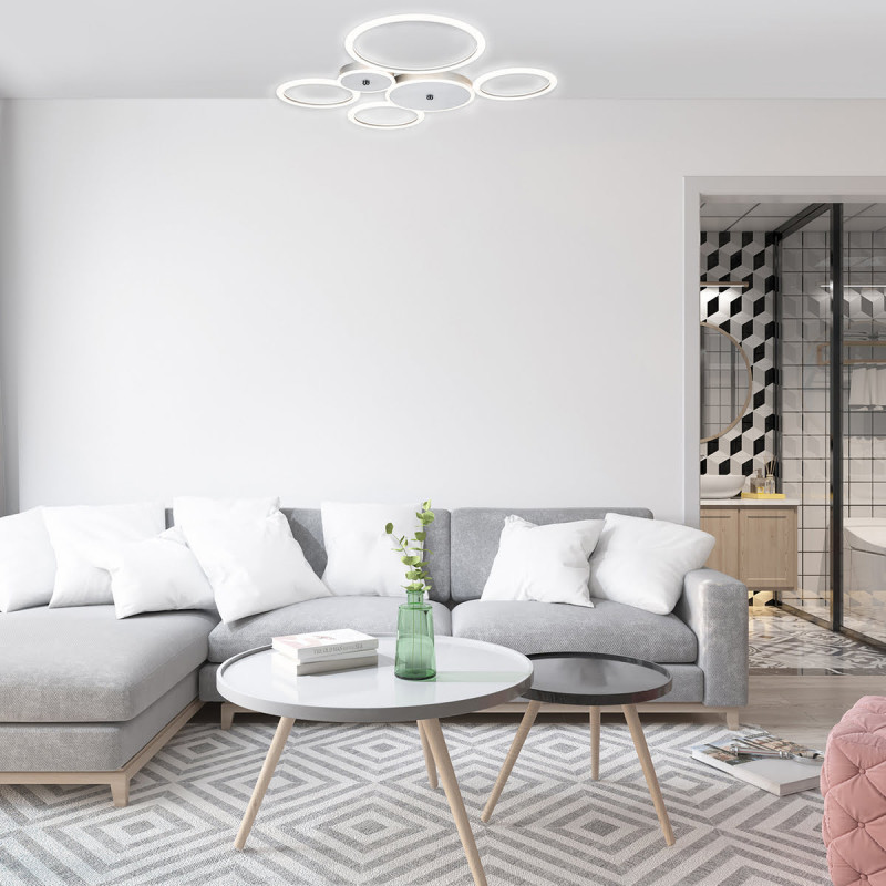 Накладная люстра Escada 10268/6LED Silver
