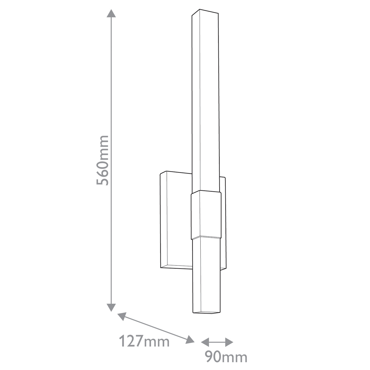 Настенный фонарь Kichler, Арт. KL-NOCAR-M-BK