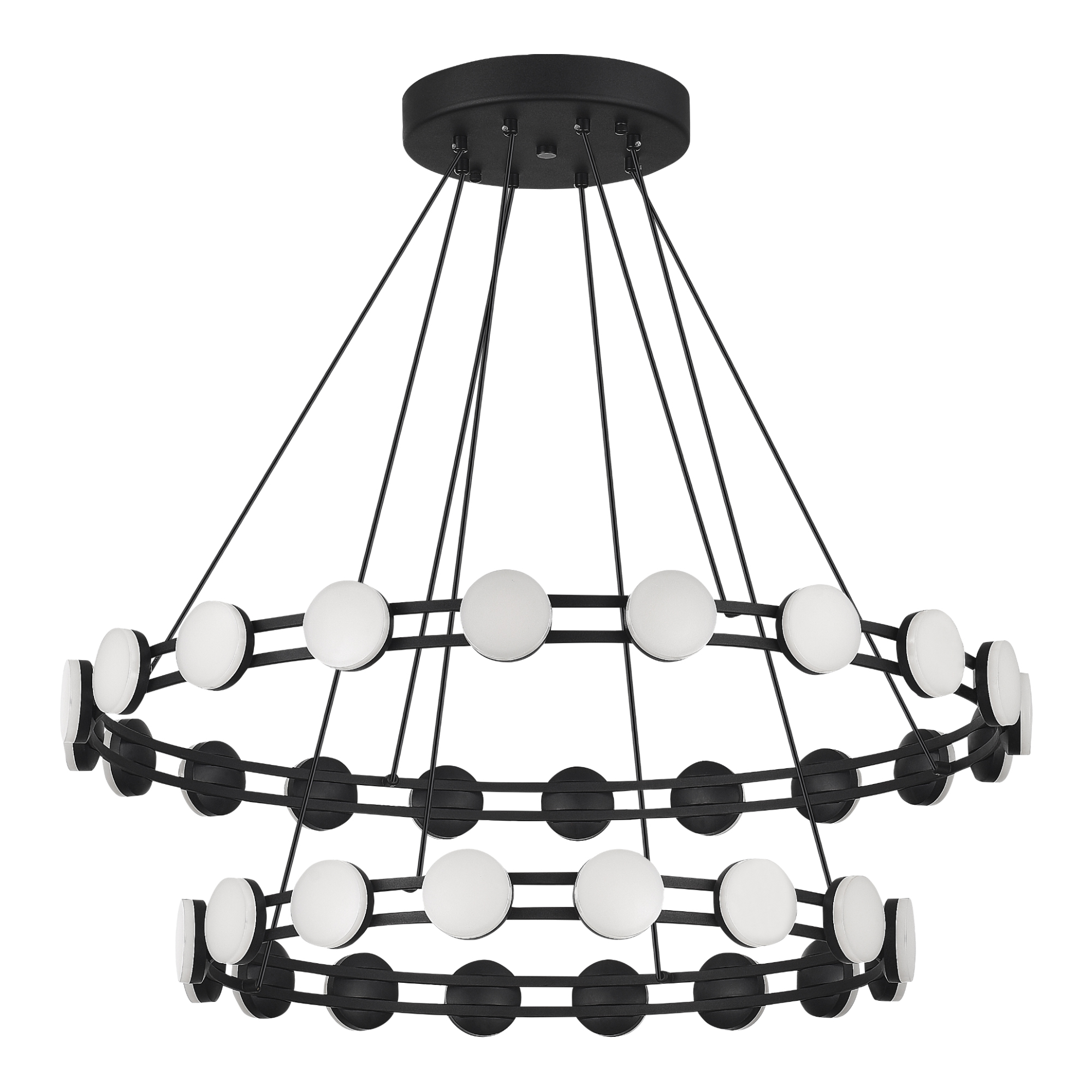 SL6610.403.36 Светильник подвесной ST-Luce черный/белый LED 1*70W 4000K MONRO