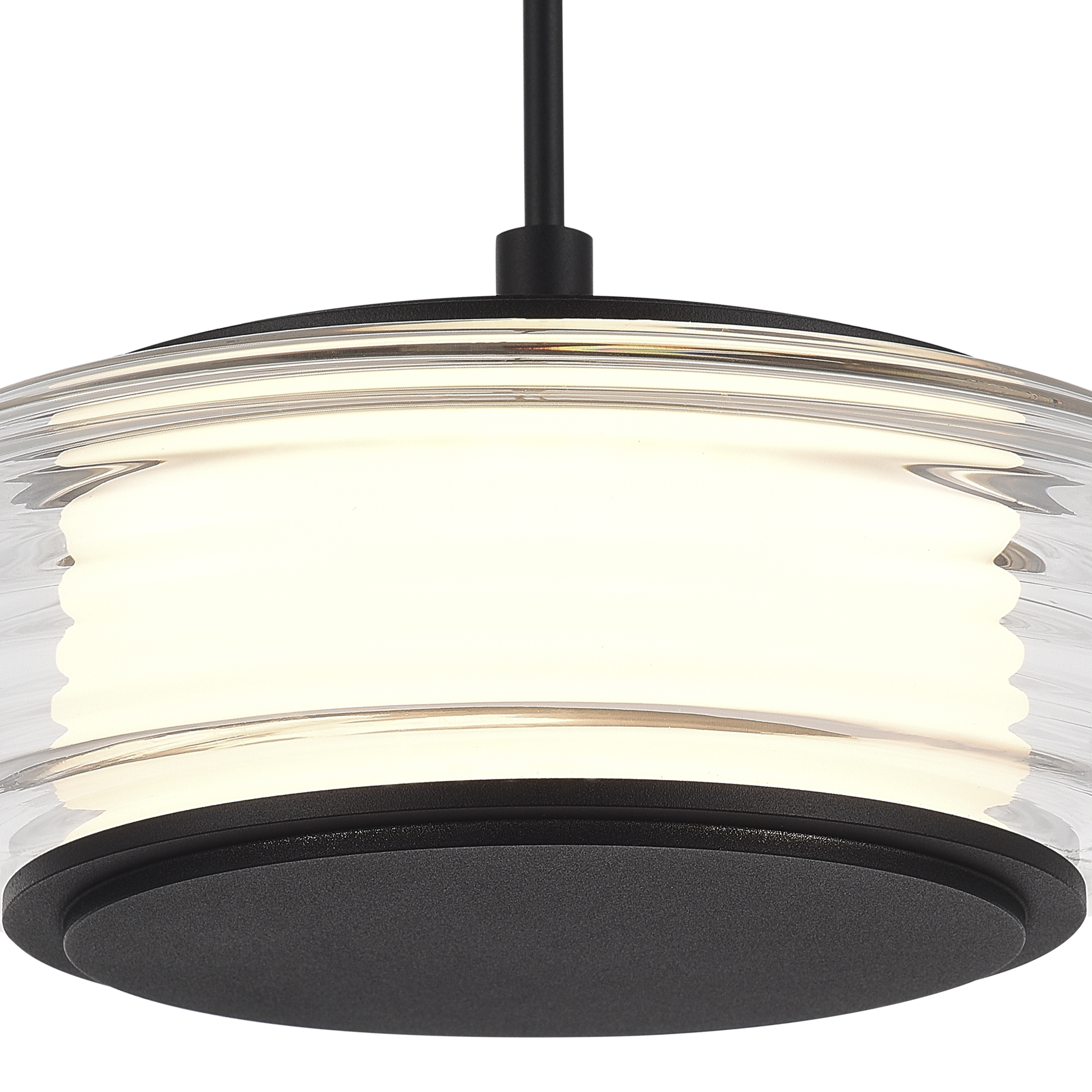 SL6239.403.01 Светильник подвесной ST-Luce черный/прозрачный LED 1*7W 3000K FRITTELA
