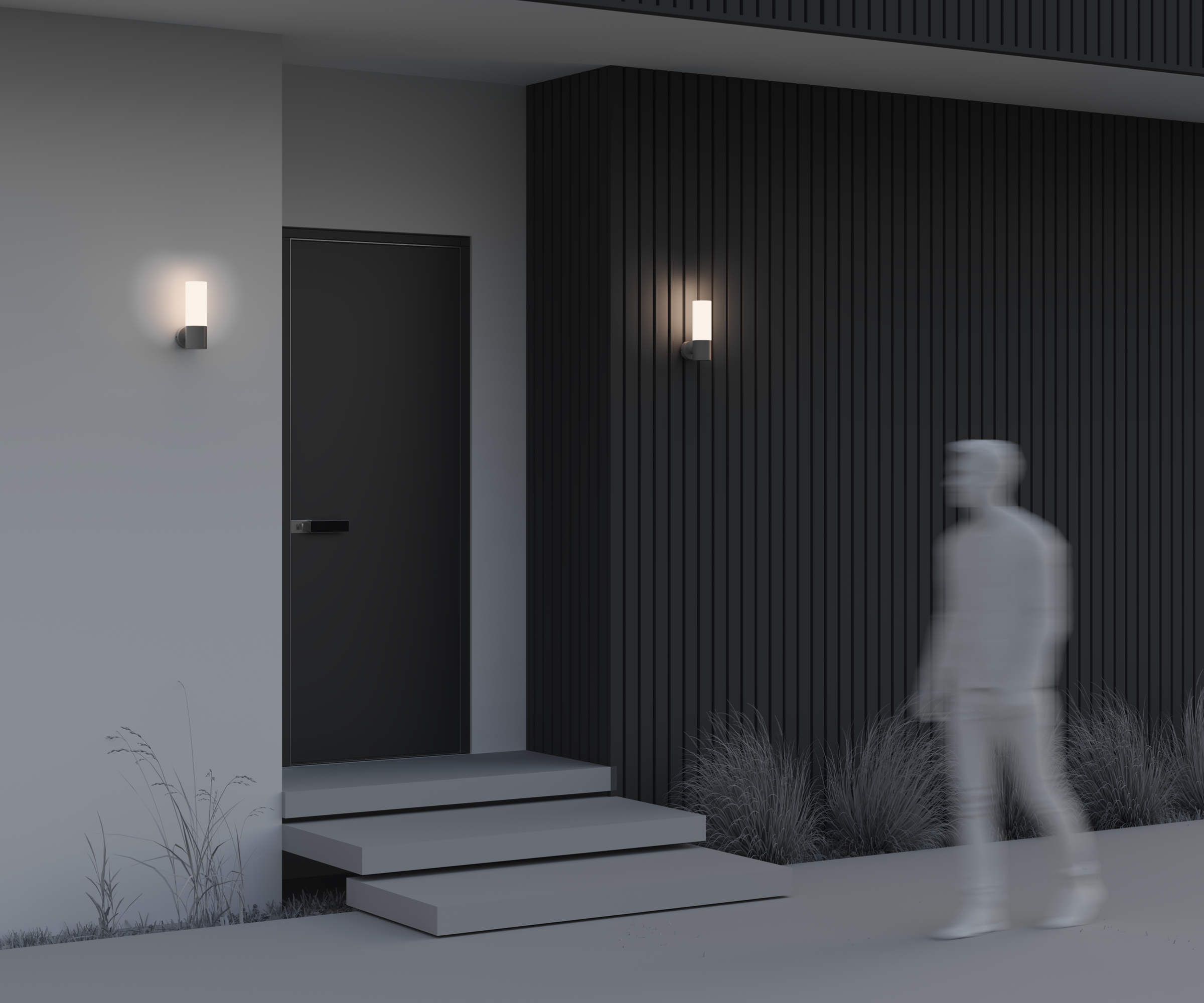 Настенный светильник (бра) Outdoor O418WL-01GR