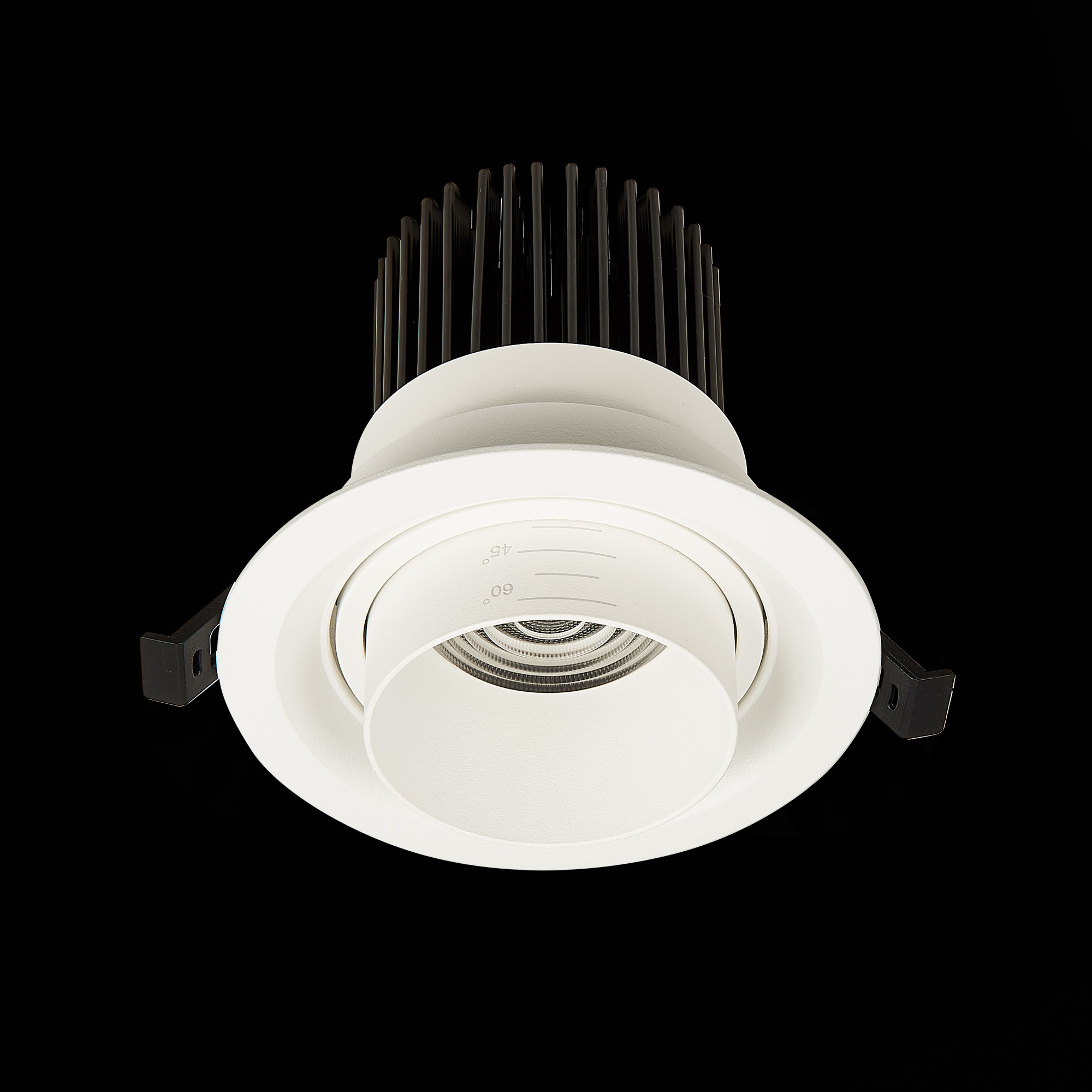 ST701.538.12 Св-к встр. Zoom Белый LED 1*12W 3000K 960Lm Ra90 15°-60° IP20 D115xH95 170-240V Встраиваемые светильники
