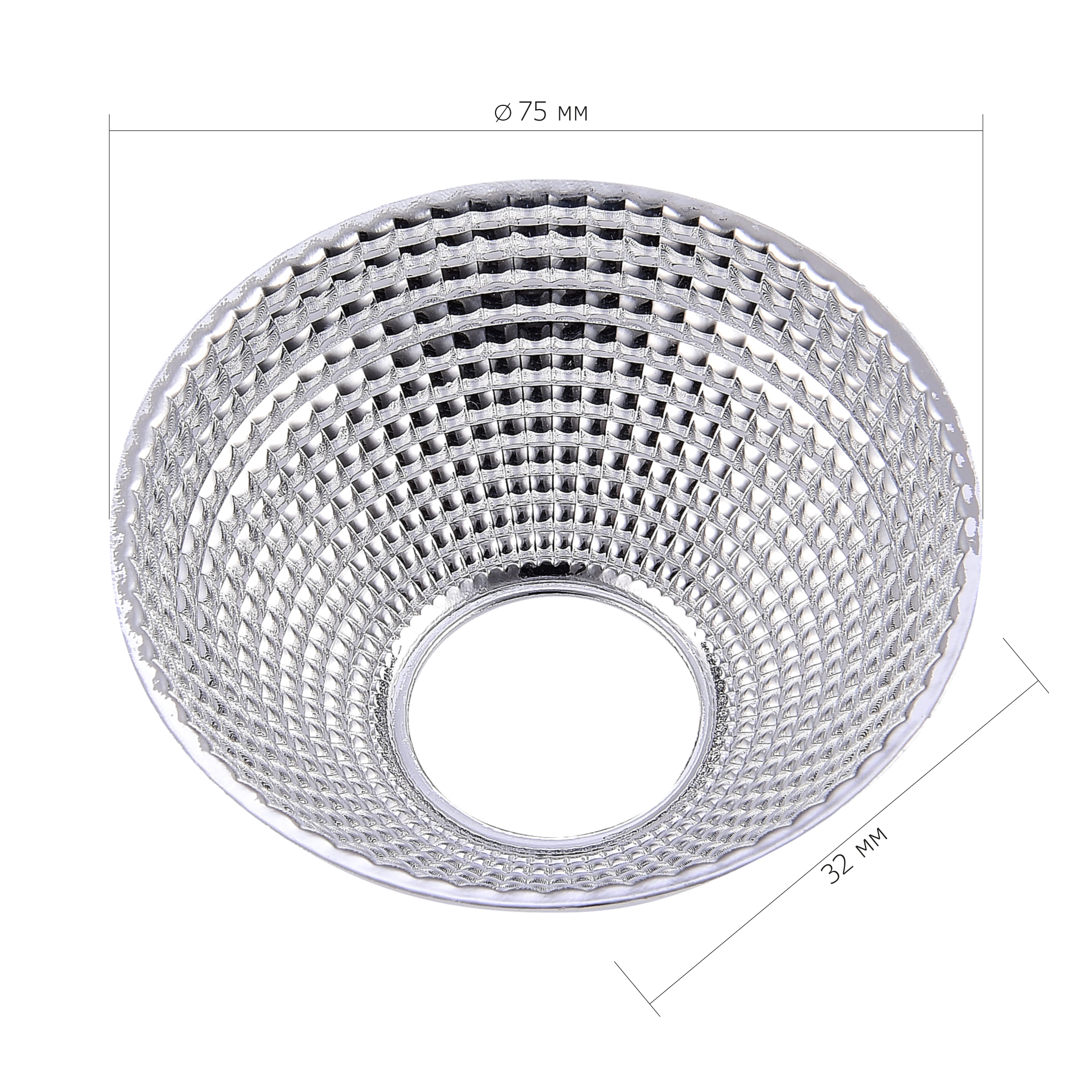 ST661.060.40 Рефлектор для светильника ST661 ST-Luce Хром TRACE