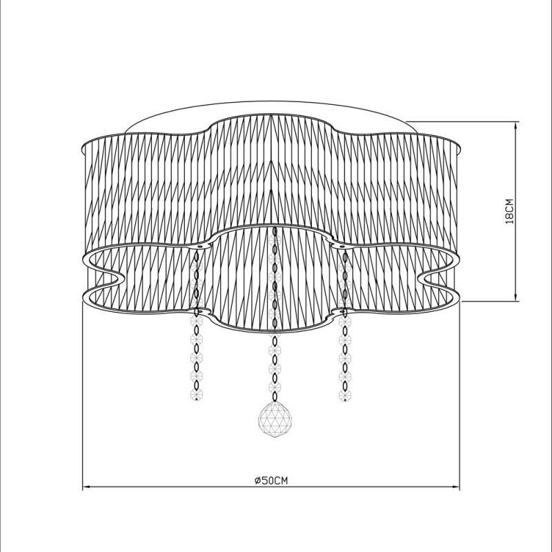 Накладная люстра ARTE Lamp A8565PL-4CL