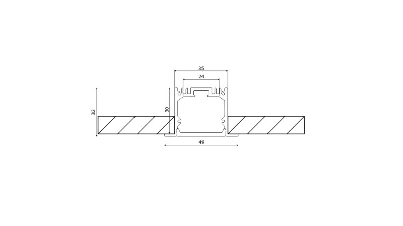 Профиль DesignLed LE.4932-R